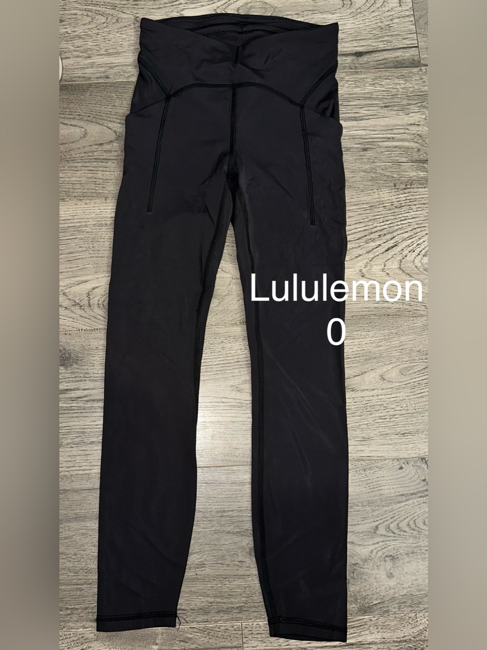 lululemon athletica Black Girls' High-Rise Athletic Leggings